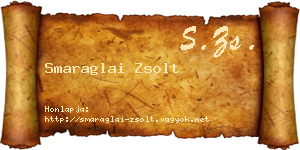 Smaraglai Zsolt névjegykártya